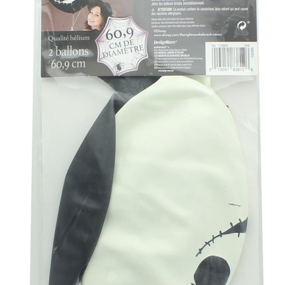 The Nightmare Before Christmas" Party Latex Balloons - Picture 3 of 3